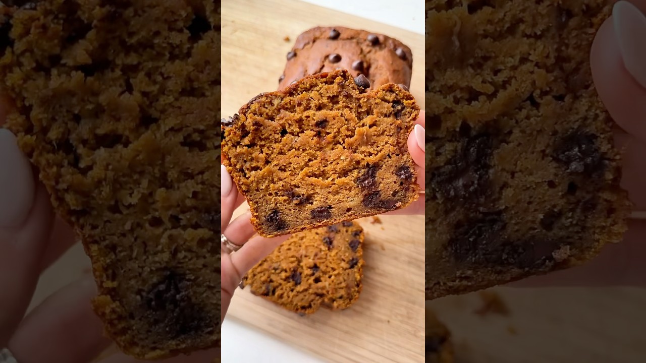 Pumpkin Banana Bread | Eating Bird Food #bananabread #pumpkinbread #healthyrecipes