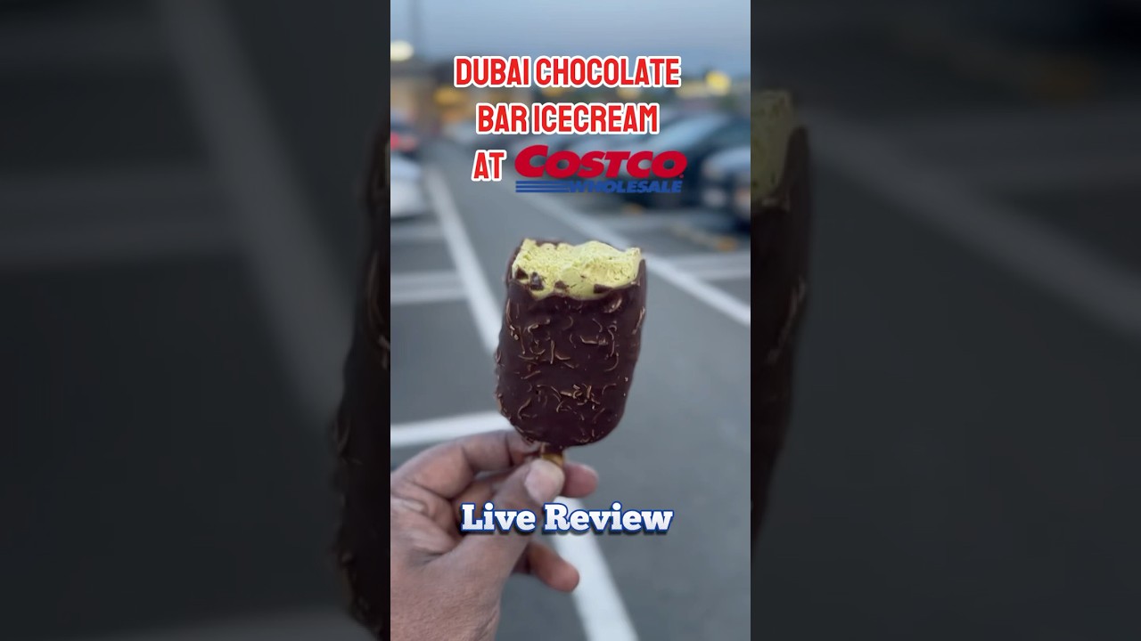Dubai Chocolate Ice Cream Bar at Costco #aftersicecream #costco #costcofinds #seattle