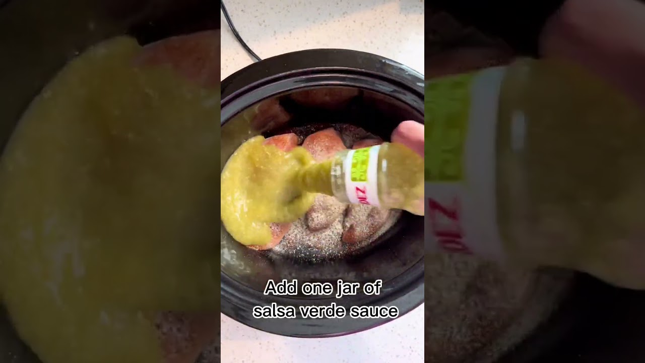 Crockpot Salsa Verde Chicken