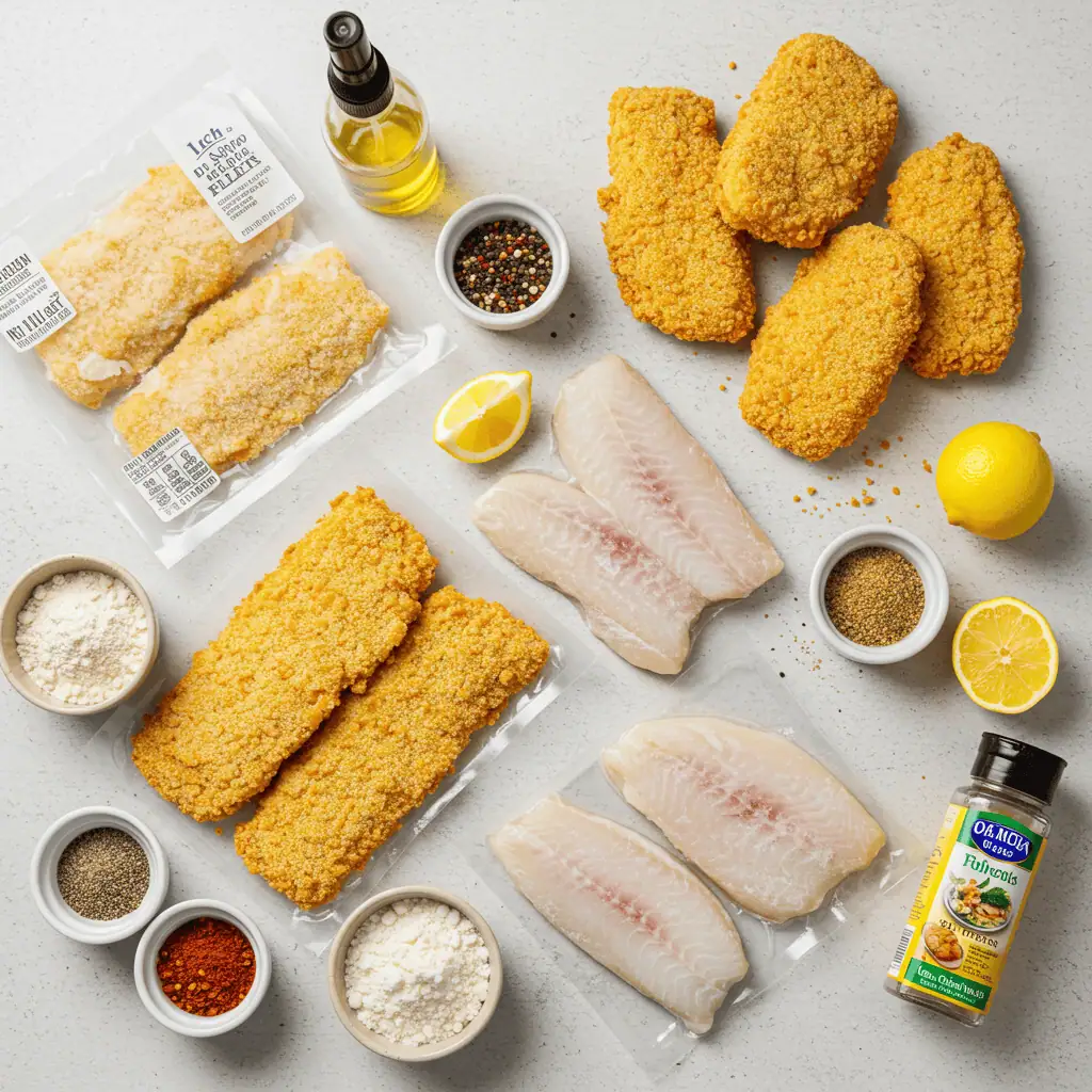 types of frozen fish fillets for air frying