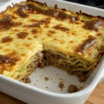 cabbage lasagna keto recipe baked with cheese