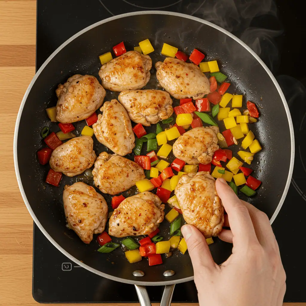 Cooking halal chicken at home in USA