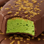 Costco Dubai chocolate bar ice cream with pistachio and chocolate shell