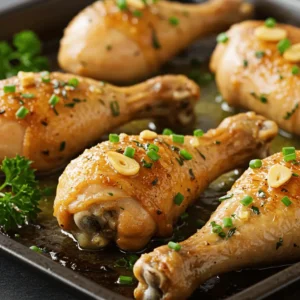 easy keto chicken leg recipes baked garlic butter