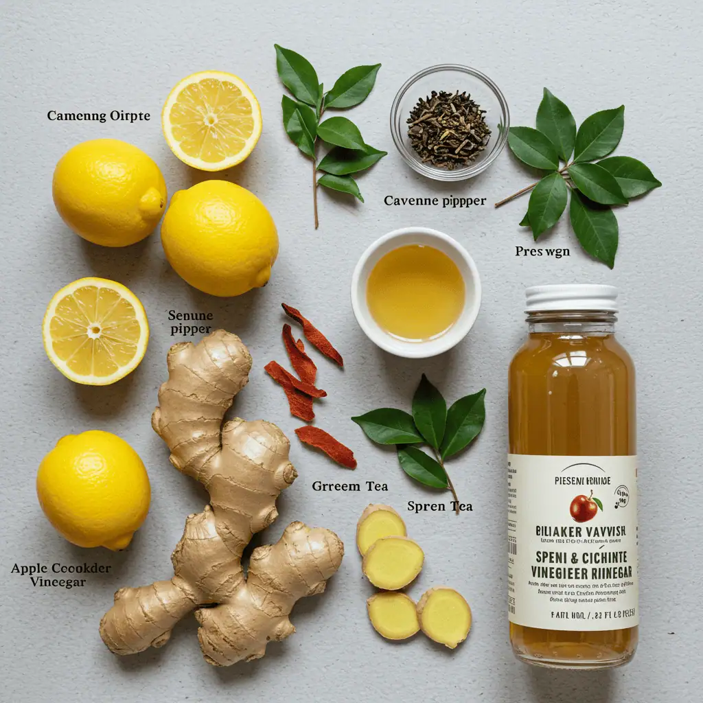 Ingredients for Emily Martinez Natural Mounjaro Recipe