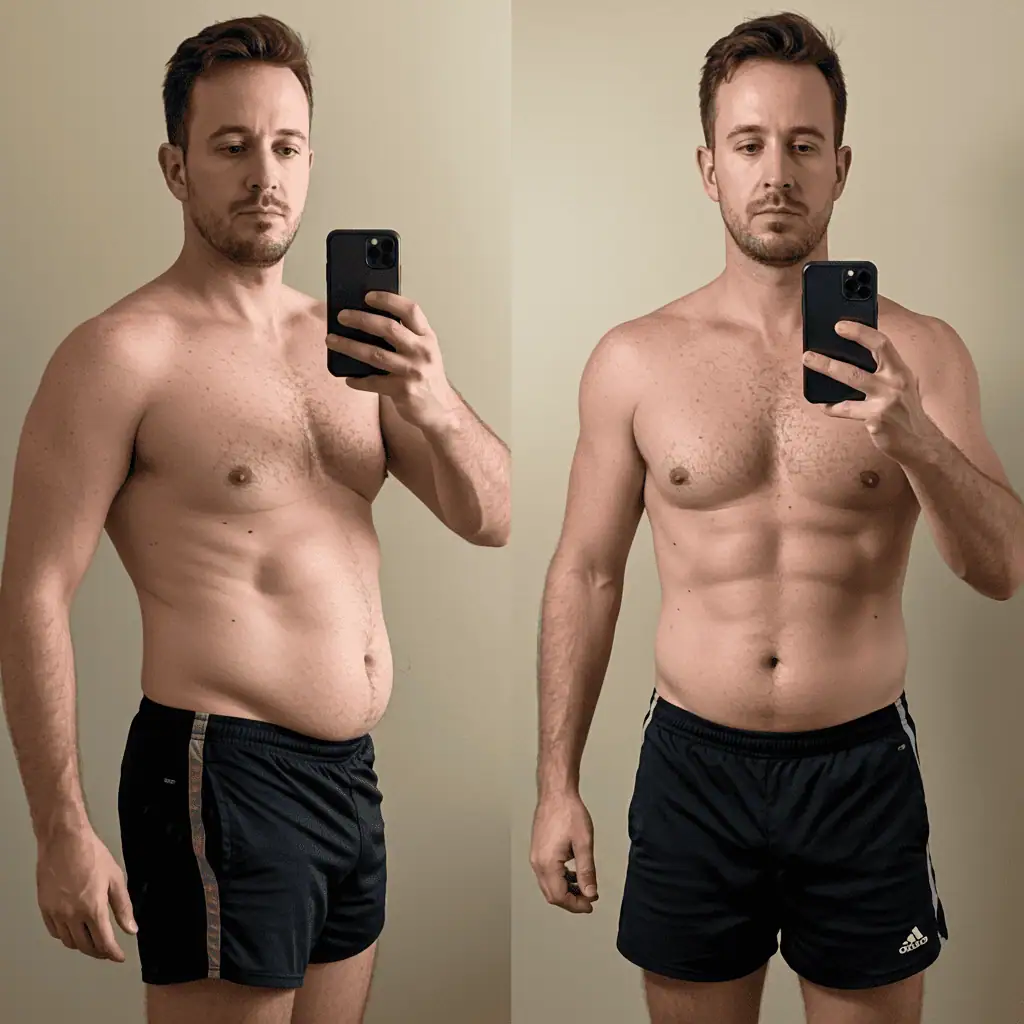 Before and After Results from Natural Mounjaro Drink