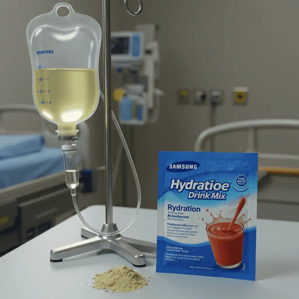 iv hydration vs instant hydration drink mix
