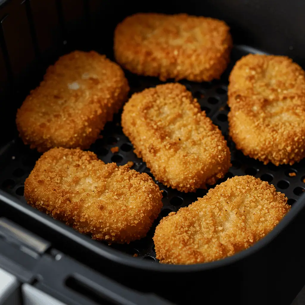 Jetro halal chicken nuggets cooking in air fryer
