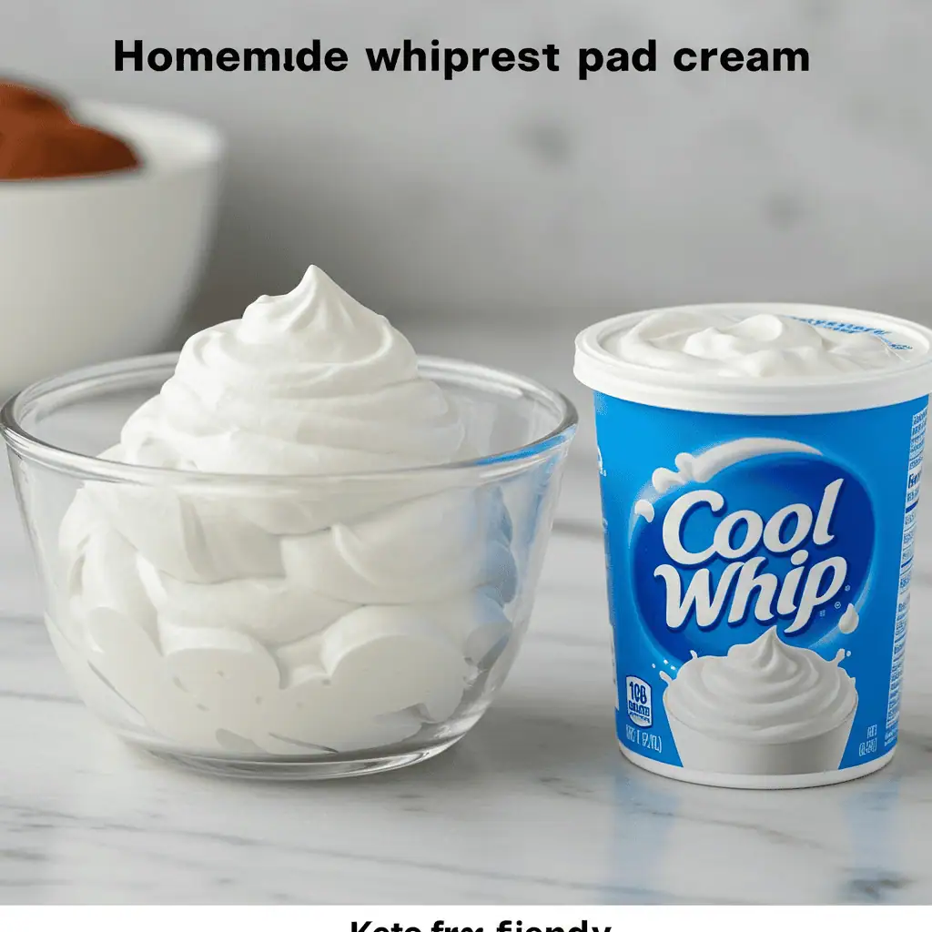 cool whip vs homemade keto whipped cream