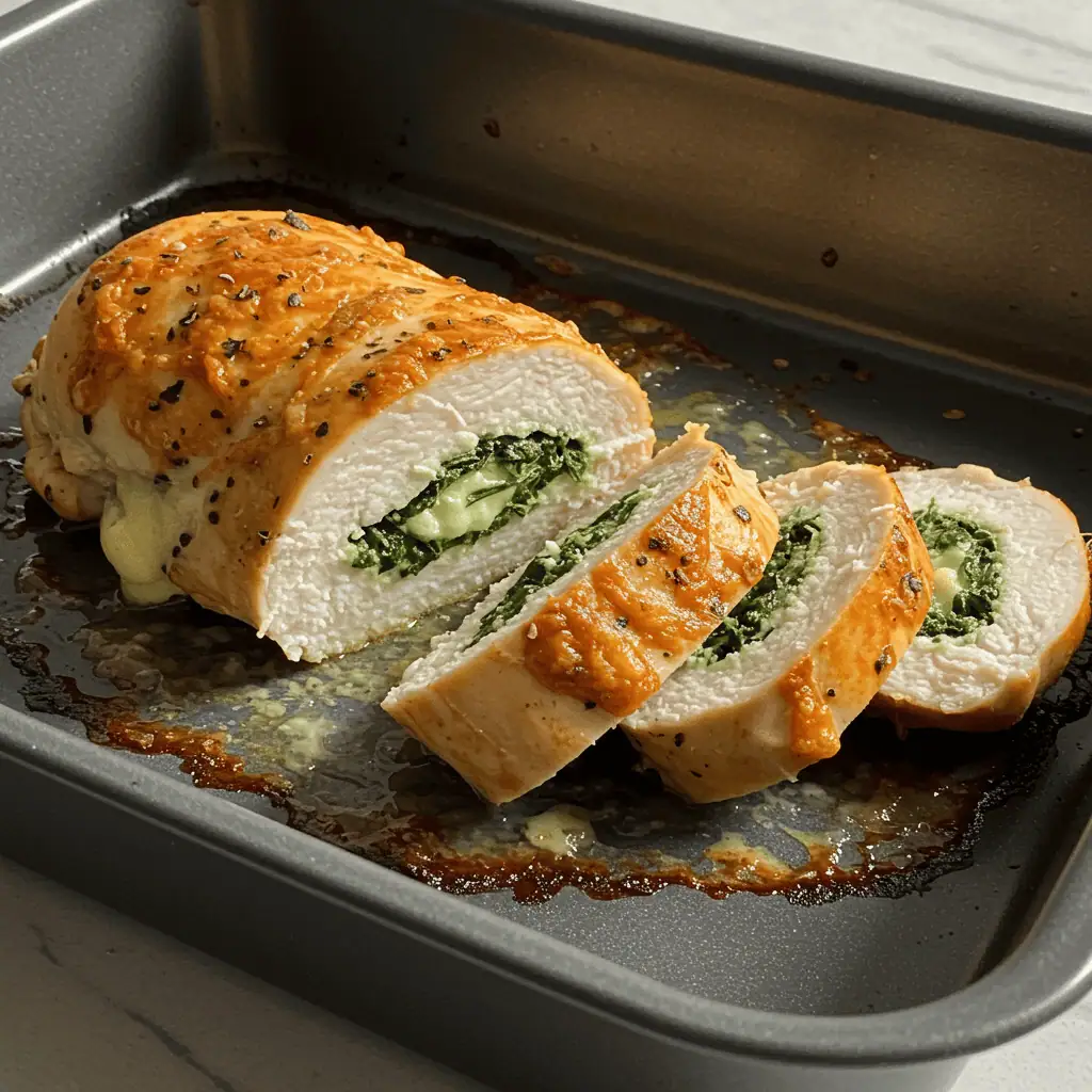 keto spinach stuffed chicken breast fillet recipe