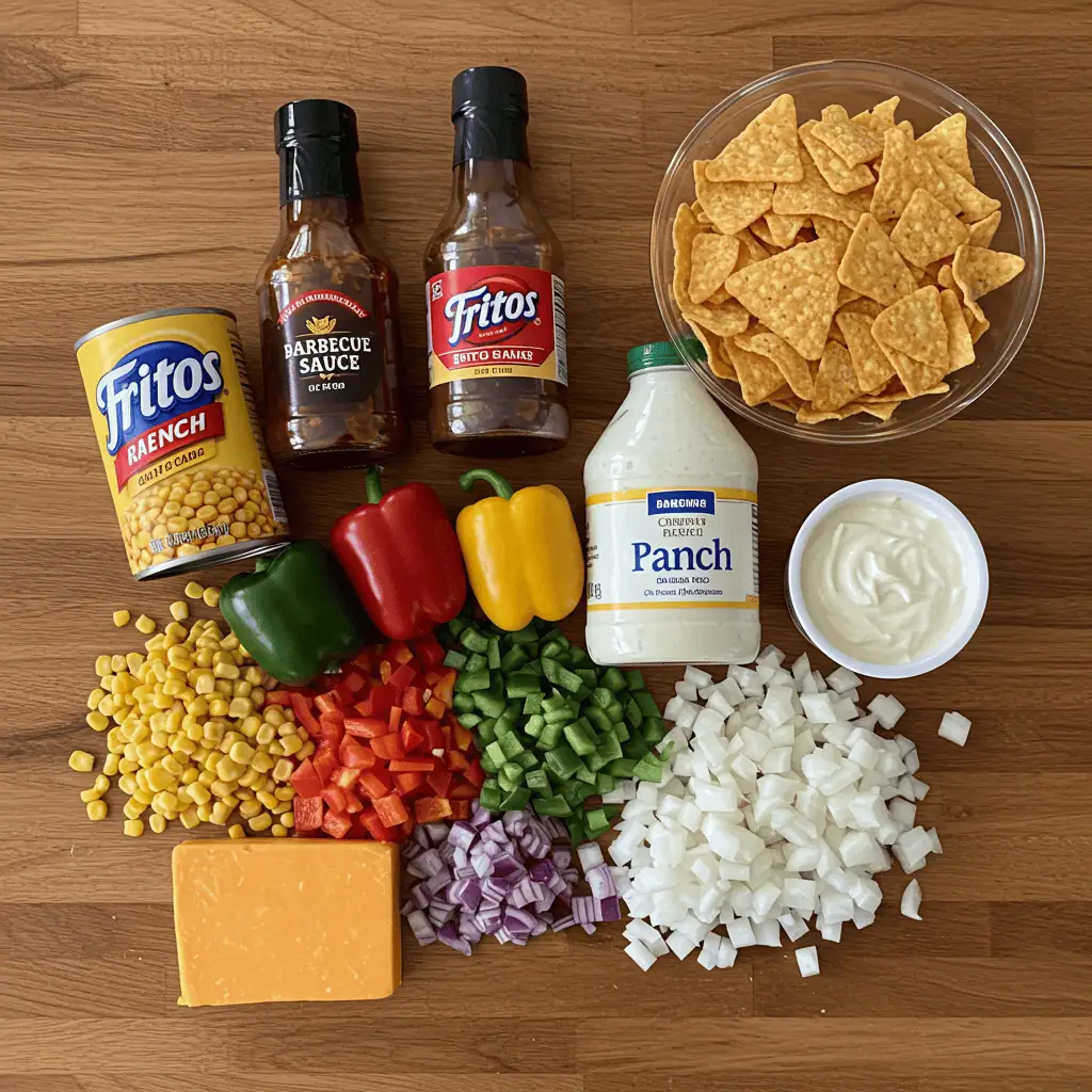 barbecue ranch frito corn salad ingredients