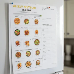 weekly cheap meal planning for 2 on a budget