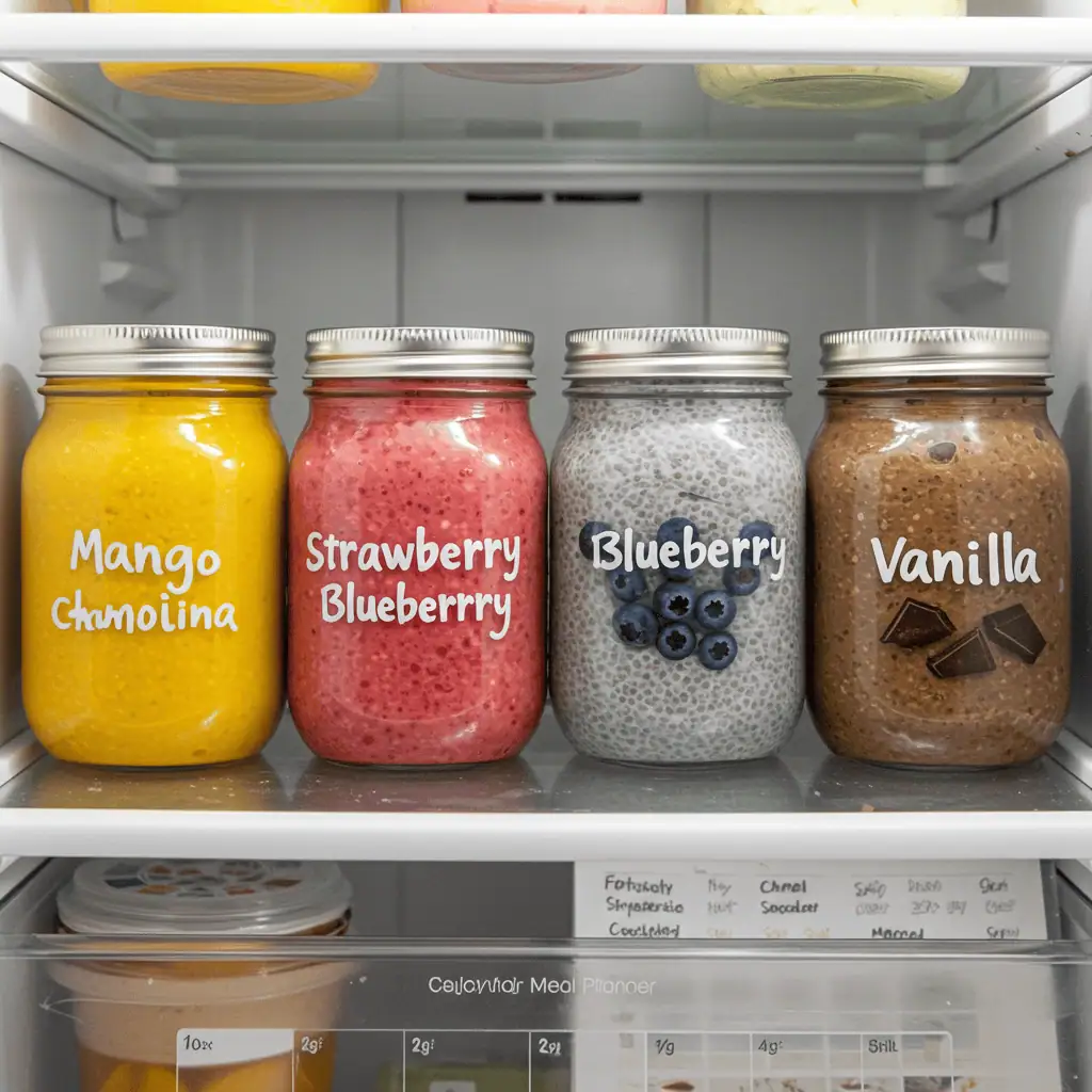 chia pudding with coconut milk meal prep