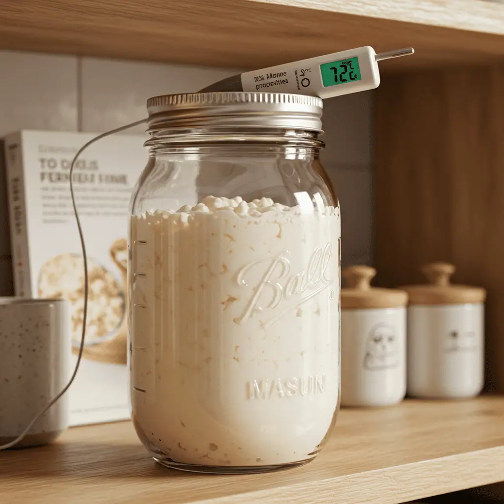 fermenting kefir at room temperature