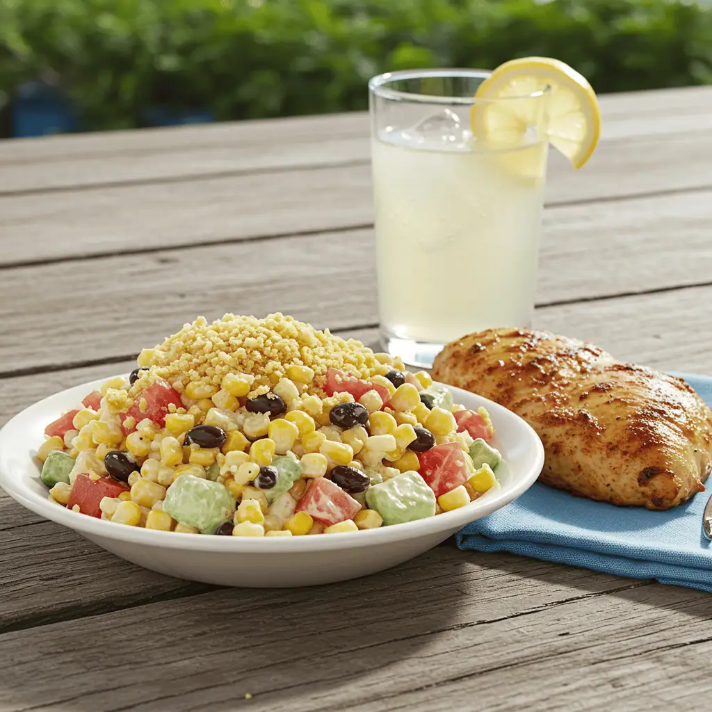 frito corn salad picnic serving idea