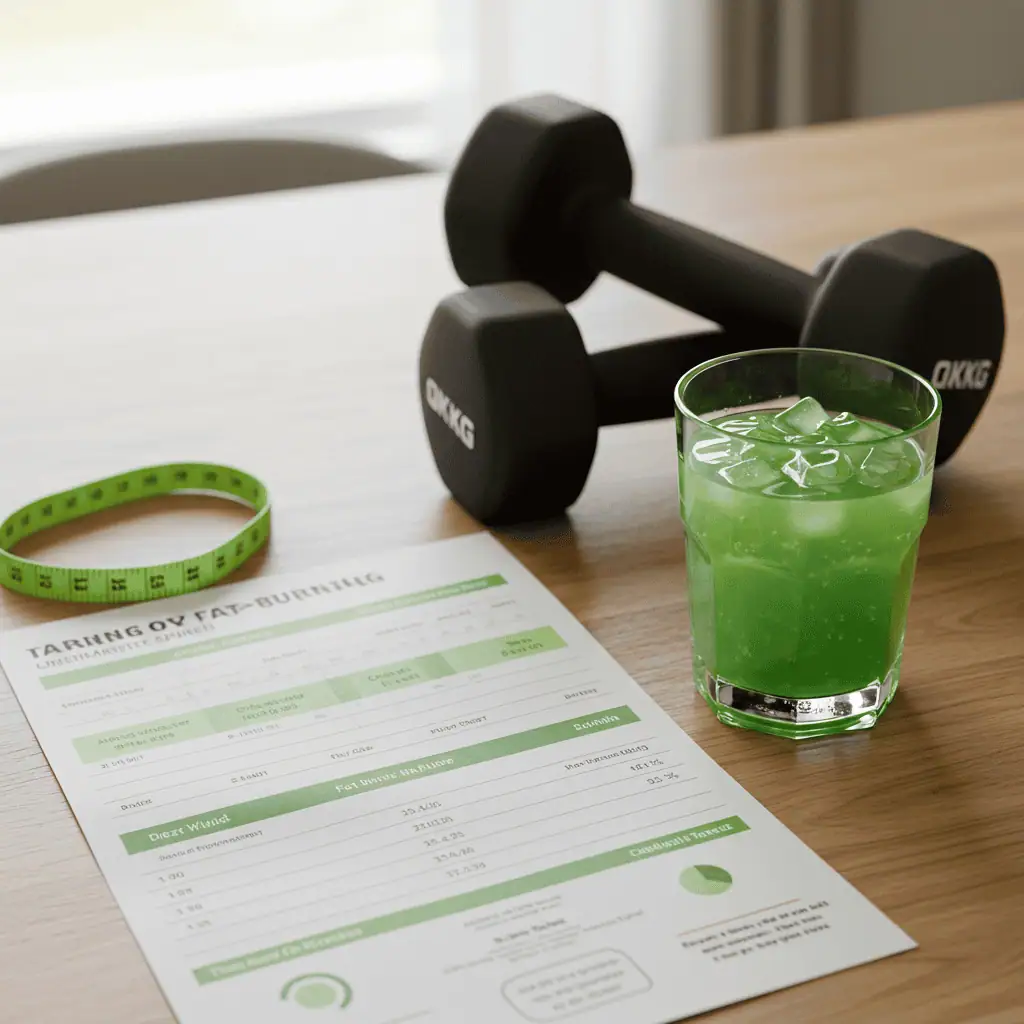pink salt fat burning morning routine tracker