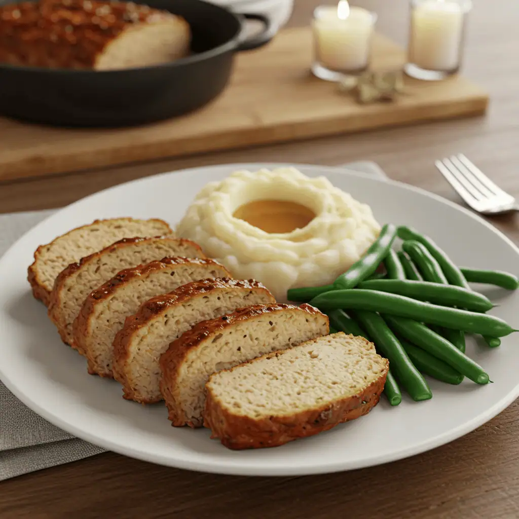 serving ideas for easy chicken meatloaf recipe