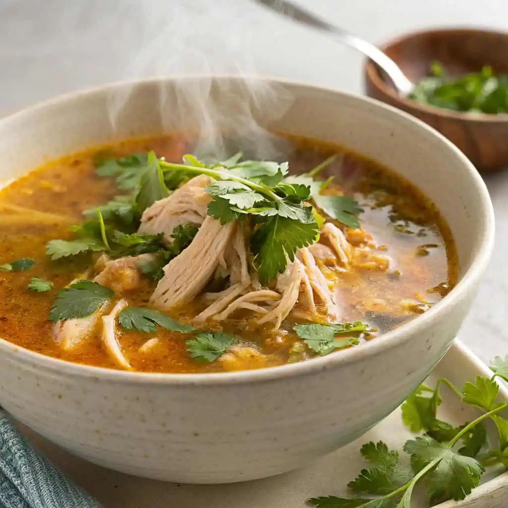 spicy chicken fat burning soup recipe
