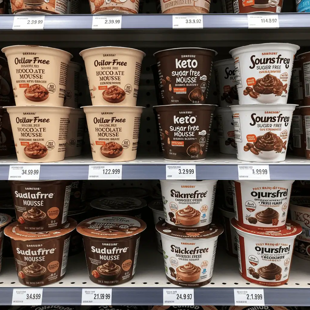 sugar free chocolate mousse keto brand comparison