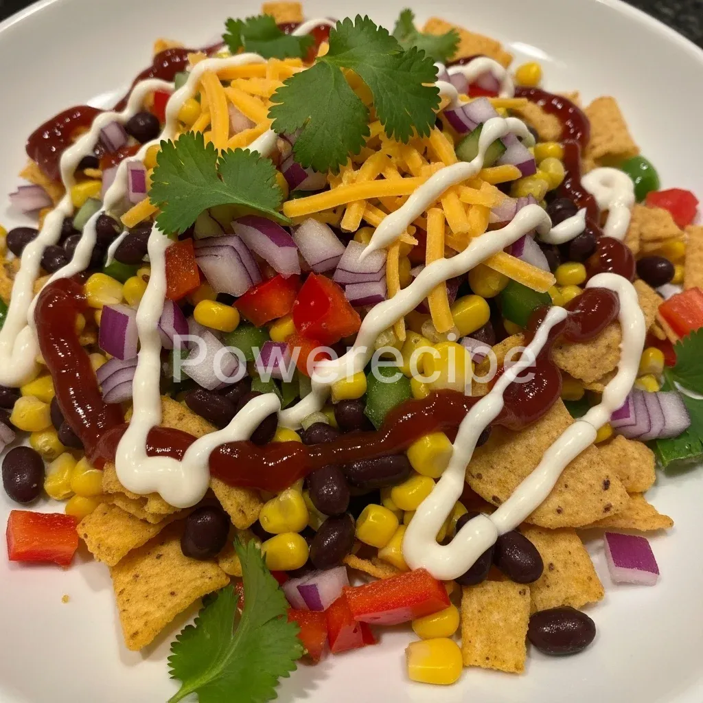 barbecue ranch frito corn salad