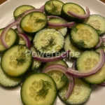 fresh summer cucumber salad