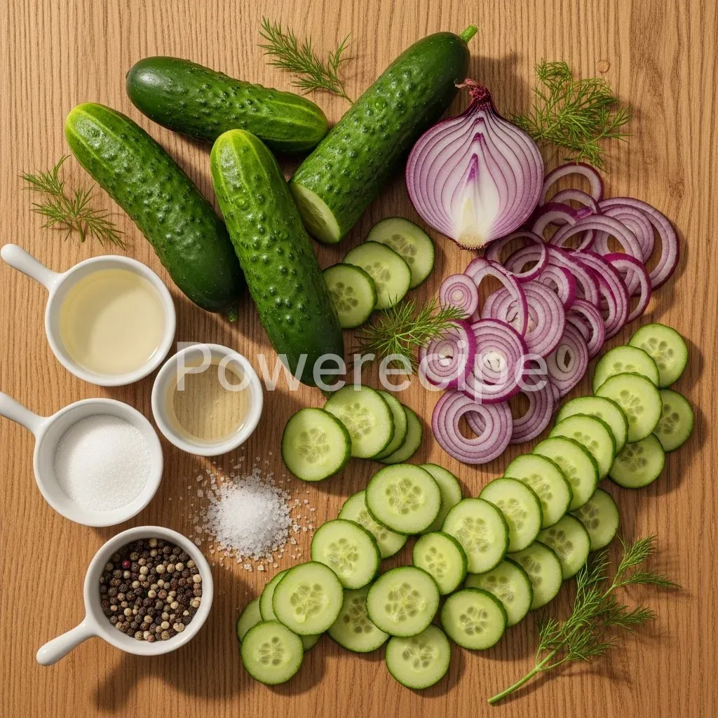 fresh summer cucumber salad