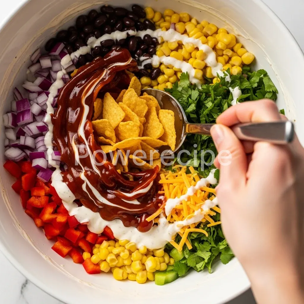 barbecue ranch frito corn salad