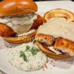 homemade filet o fish burger