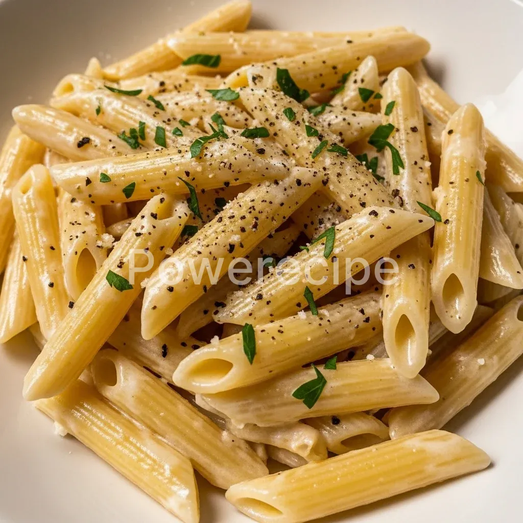 Alfredo Penne Pasta Recipe