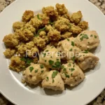 4 ingredient slow cooker chicken and stuffing