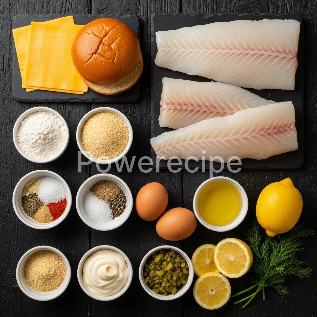 homemade filet o fish burger