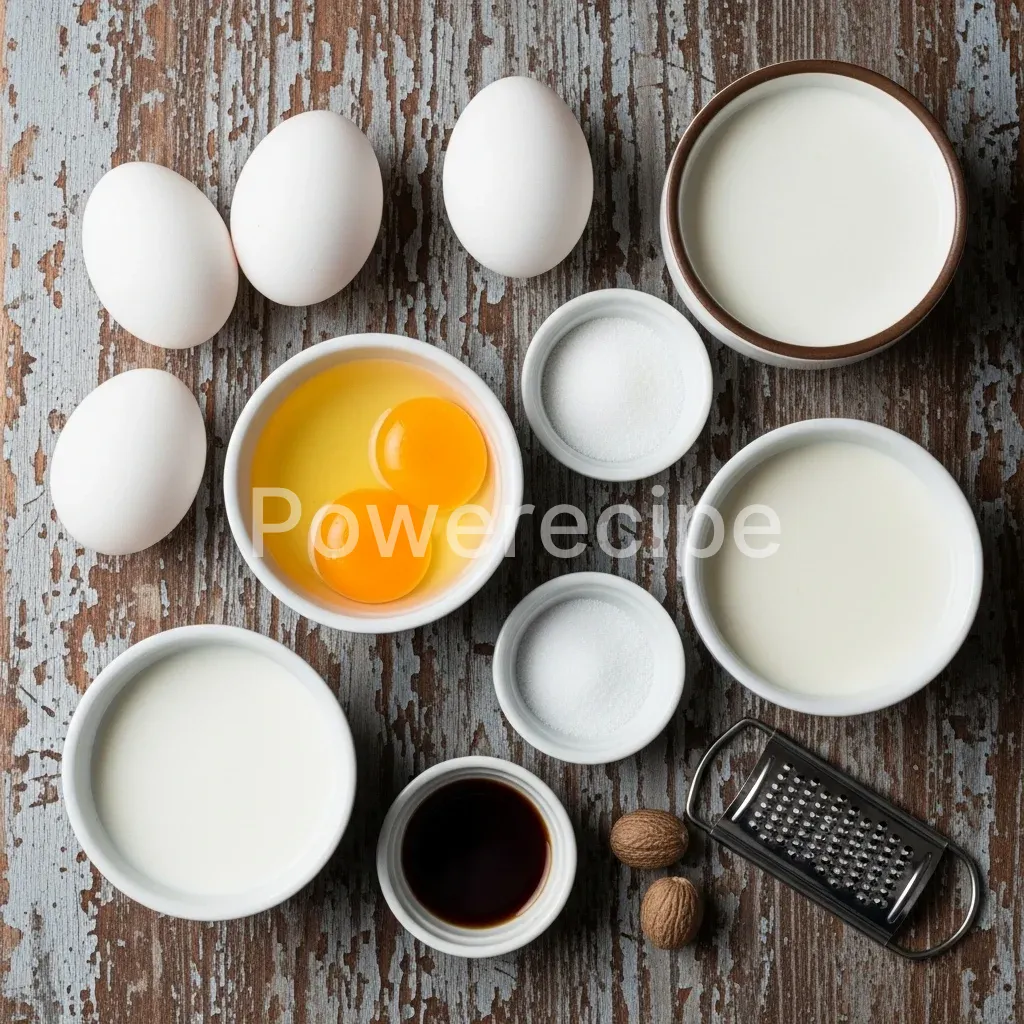 dairy free egg custard