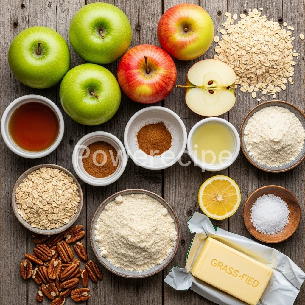 recipe for healthy apple crumble