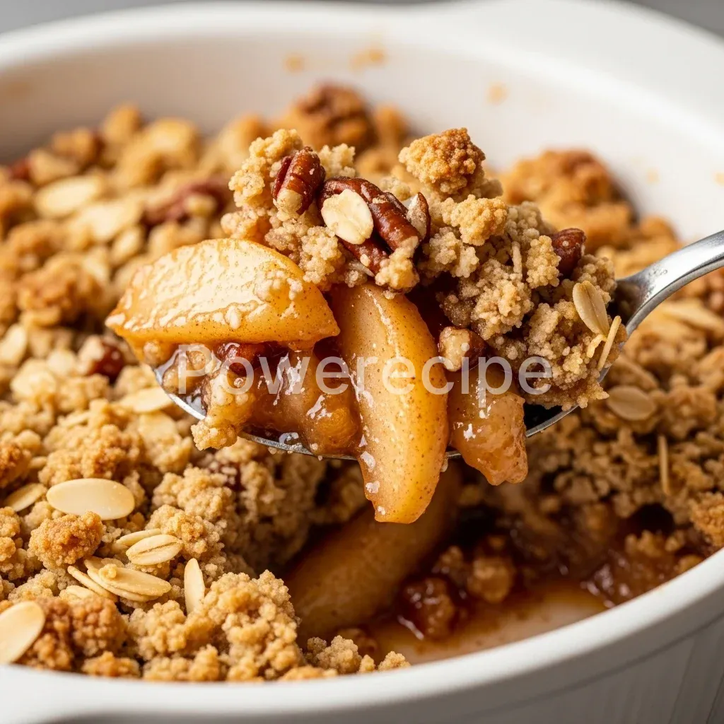 recipe for healthy apple crumble