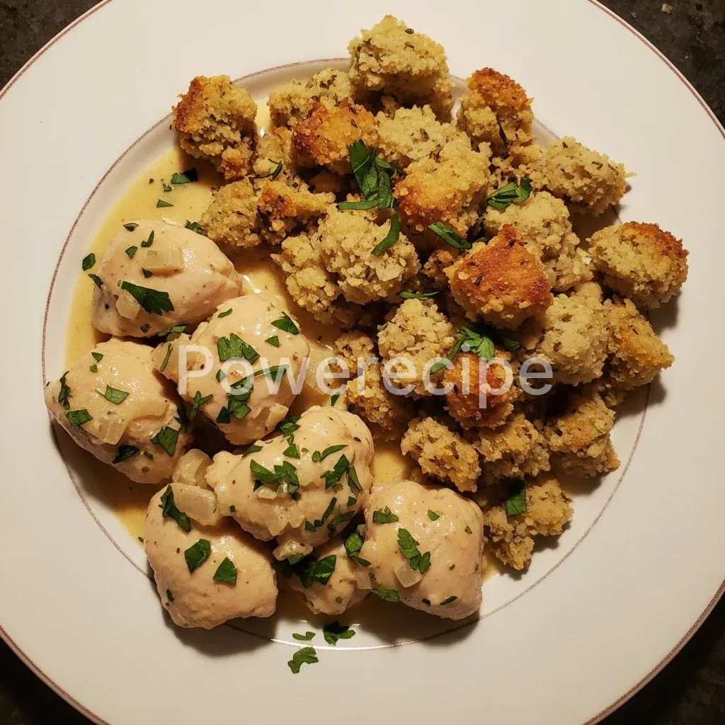4 ingredient slow cooker chicken and stuffing
