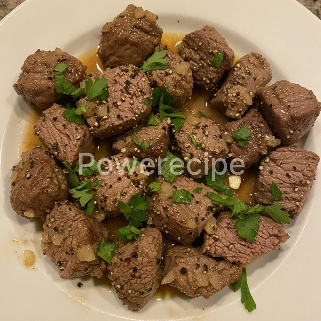 crock pot garlic butter steak bites