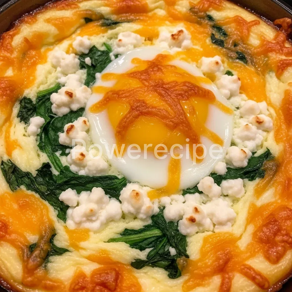 keto egg cottage cheese bake