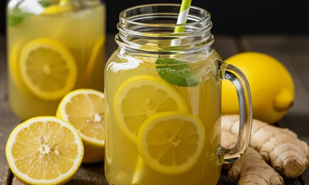 Natural Mounjaro Recipe for Weight Loss Drink in a Mason Jar