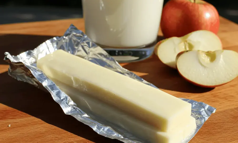 how much protein in mozzarella cheese stick on wooden table